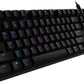 LOGITECH G 512 RGB BACKLIT MECHANICAL WIRED GAMING KEYBOARD WITH GX BLUE
