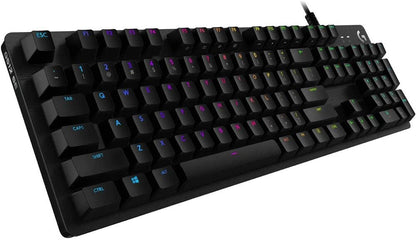 LOGITECH G 512 RGB BACKLIT MECHANICAL WIRED GAMING KEYBOARD WITH GX BLUE