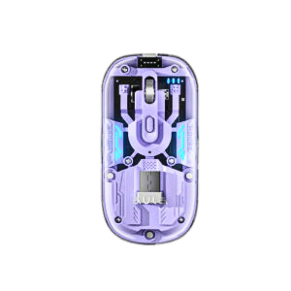 AULA AM210 Wireless Bluetooth Ergonamic Gaming Mouse (AM210PR) ( 1600 DPI / 4 Macro Button ) (Purple)