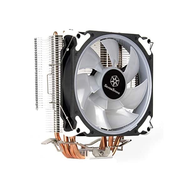 SILVERSTONE Argon AR12 RGB Single Tower CPU Air Cooler (Black)