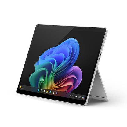 MICROSOFT NEW SURFACE PRO(11TH EDITION) WI-FI-WINDOWS 11 HOME COPILOT + PC -13" OLED PIXELSENSE TOUCHSCREEN -QUALCOMM SNAPDRAGON X ELITE(12 CORE) -16GB RAM -512GB SSD -PLATINUM -ZIA-00014