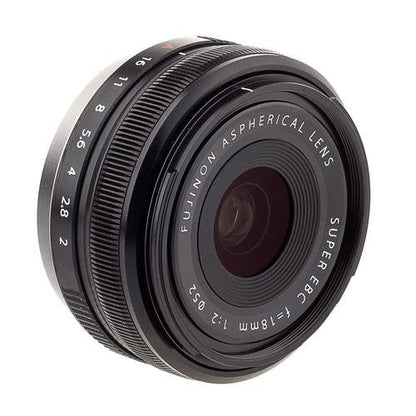 FUJIFILM FUJINON XF 18MM F2 R PRIME LENS FOR WEDDING | STREET | LANDSCAPES (FULL FRAME EQUIVALENT = 27MM) WITH 2+1* YEAR WARRANTY, BLACK