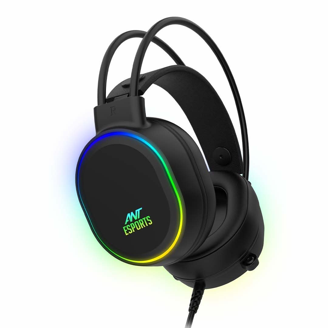 ANT ESPORTS H1000 PRO BLACK RED GAMING HEADSET