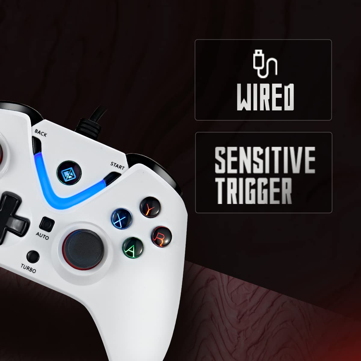 COSMIC BYTE ARES WIRELESS (WHITE) GAMEPAD