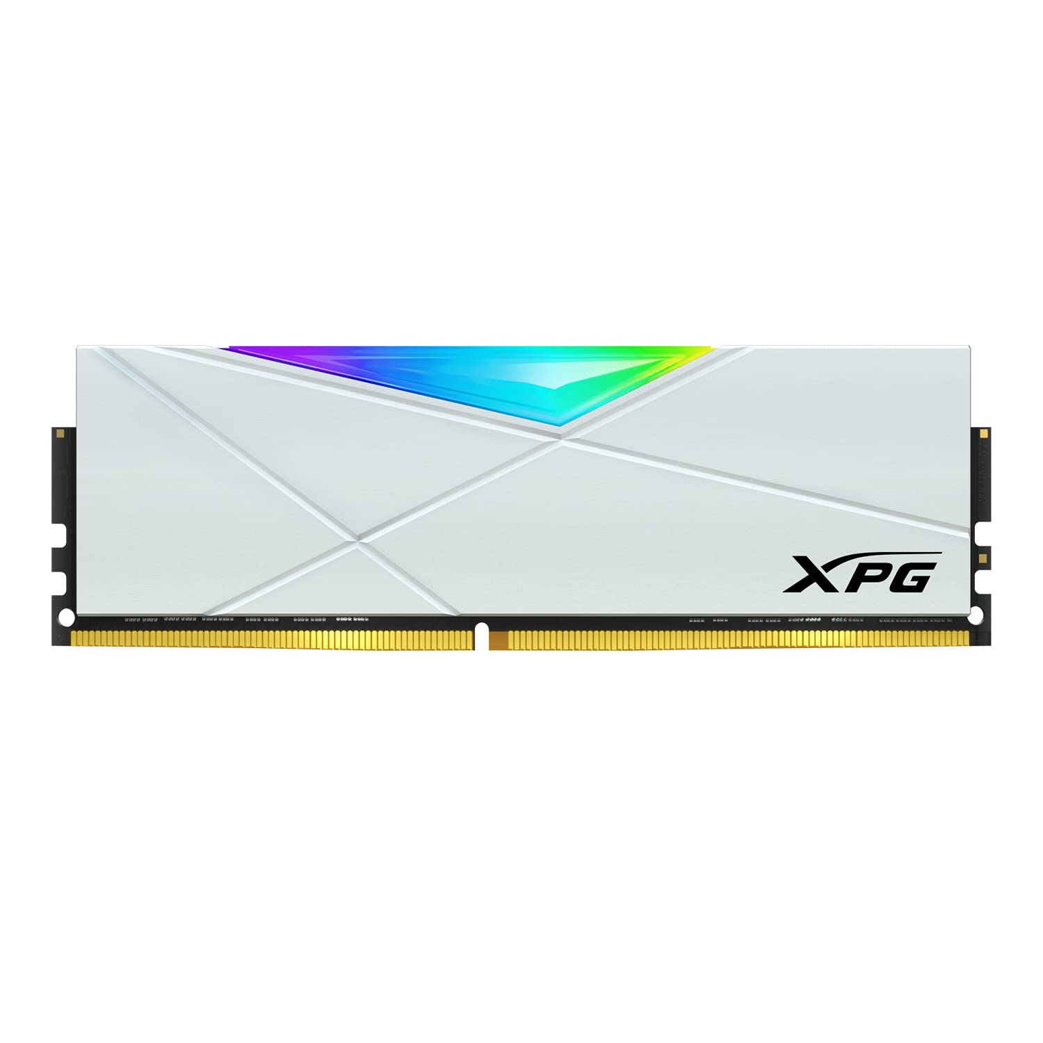 ADATA XPG 16GB D4 3200MHZ SW50 RGB DESKTOP RAM WHITE AX4U320016G16A-SW ...