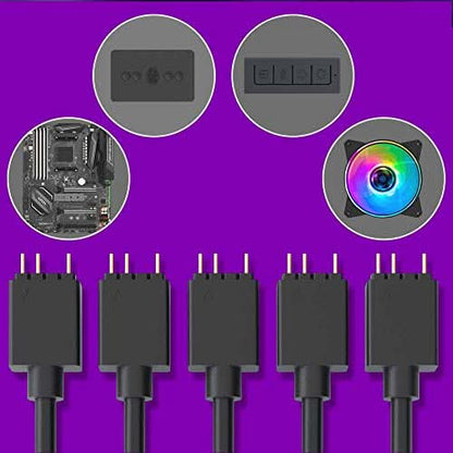 COOLER MASTER ARGB SPLITTER 1 TO 5 CABLE