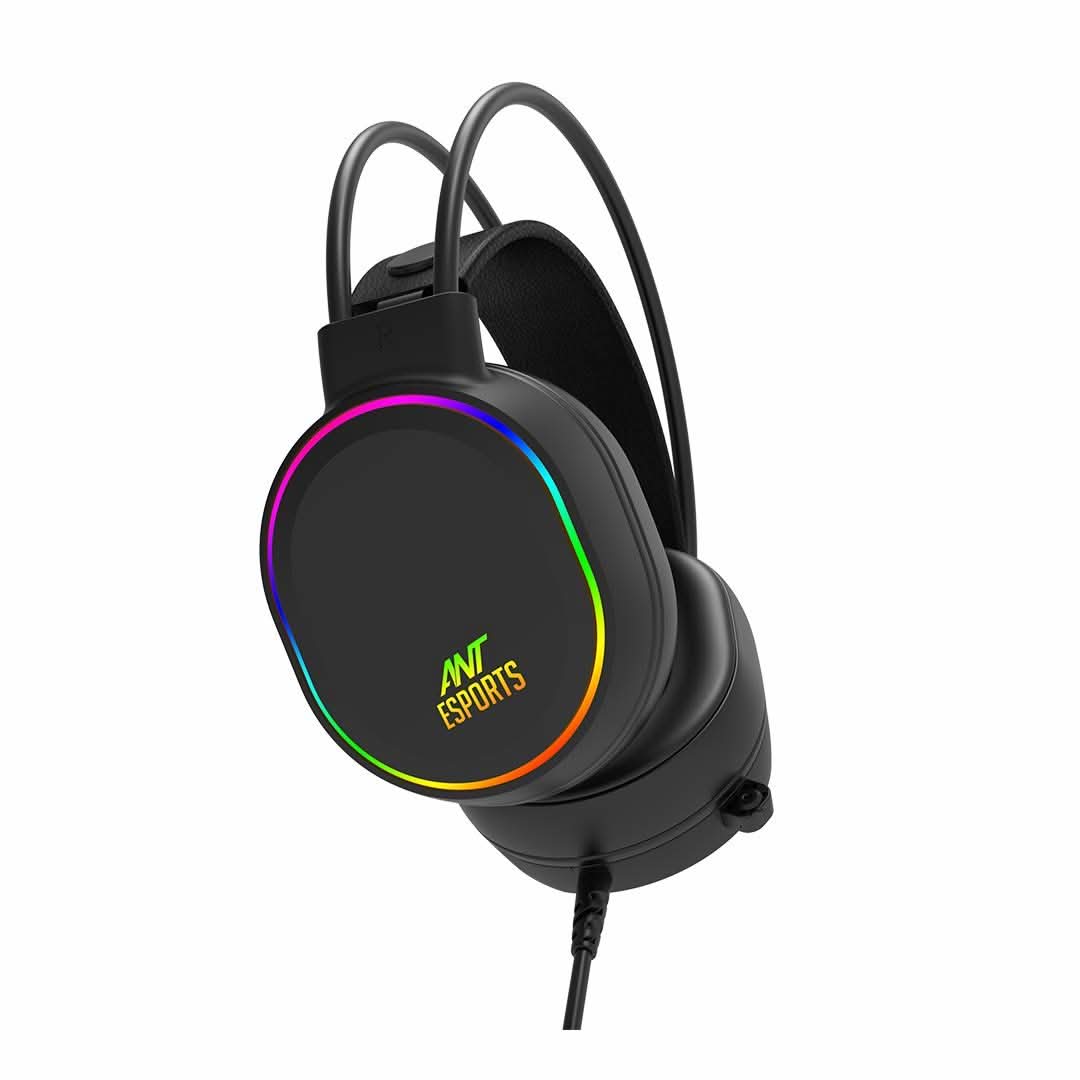 ANT ESPORTS H1000 PRO BLACK RED GAMING HEADSET