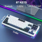 AULA F87 SMOKE BLUE SWITCH MECHANICAL GAMING KEYBOARD