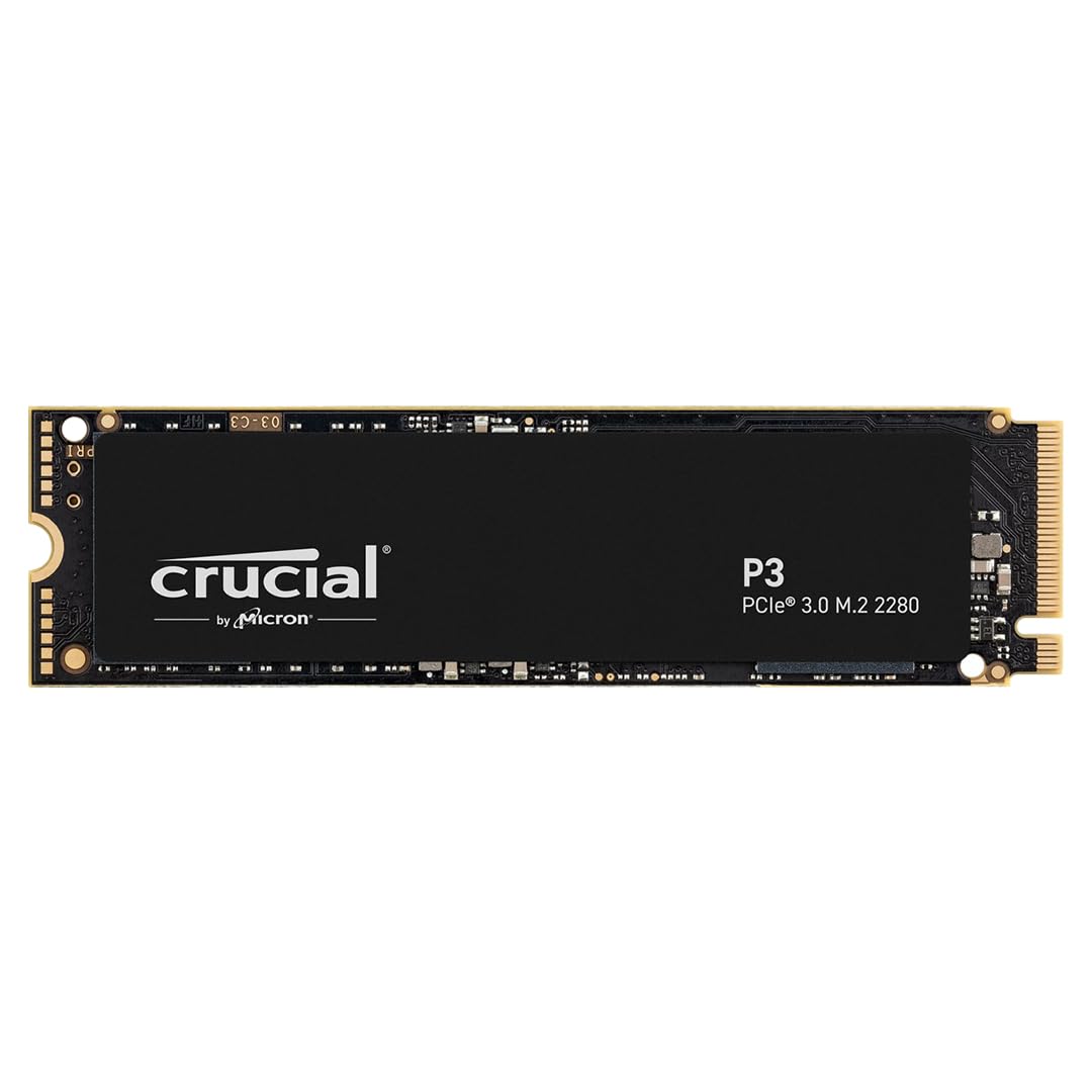 CRUCIAL P3 500GB NVME PCIE M.2 SSD CT500P3SSD8