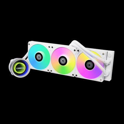 LIAN LI GALAHAD II 360 TRINITY 360MM AIO LIQUID COOLER WHITE