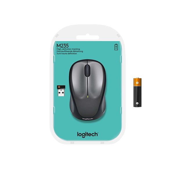 LOGITECH M235 Wireless Ambidextrous Gaming Mouse ( 鈥?10-002201 ) ( 1000DPI / 3 Macro Button ) ( Colt Glossy)