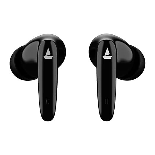 Boat Airdopes 183 in-Ear True Wireless Bluetooth v5.2 Earbuds (Space Black)
