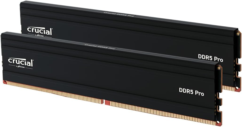 CRUCIAL PRO 96GB KIT (2X48GB) DDR5-5600 UDIMM CL46 (24GBIT) CP2K48G56C46U5