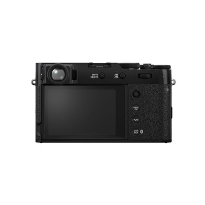 FUJIFILM X100VI 40.2 MP MIRRORLESS CAMERA WITH FIXED 23MMF2 LENS (APS-C X-TRANS CMOS 5 SENSOR, X-PROCESSOR 5, HYBRID VIEWFINDER, LCD TILT TOUCHSCREEN, FACE DETECTION AF, 20 FILM SIMULATIONS - BLACK