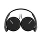 SONY MDR-ZX110 ON-EAR WIRED STEREO HEADPHONES WITHOUT MIC (BLACK)