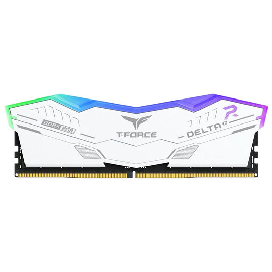 TEAMGROUP T-FORCE DELTA RGB 32GB (32GBX1) DDR5 5600MHZ DESKTOP RAM (WHITE)