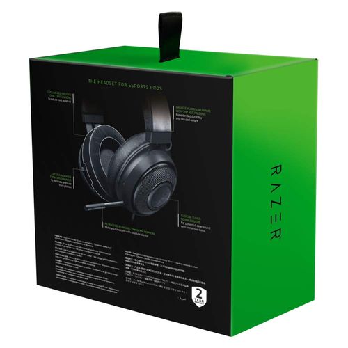 RAZER Kraken X Wired 7.1 Surround Gaming Headphones ( Black ) ( PC / PS4 / PS5 / MacOS )