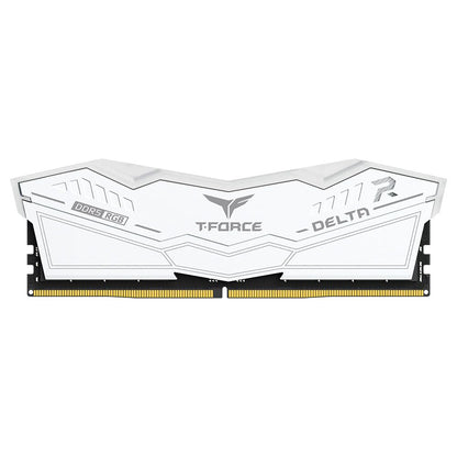 TEAMGROUP T-FORCE DELTA RGB 32GB (32GBX1) DDR5 5600MHZ DESKTOP RAM (WHITE)
