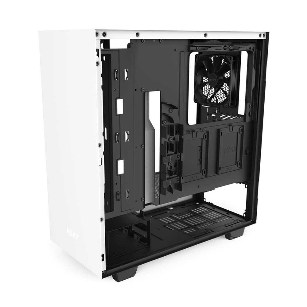 NZXT H510 Compact ATX Mid Tower Cabinet with Tempered Glass (Black & White)