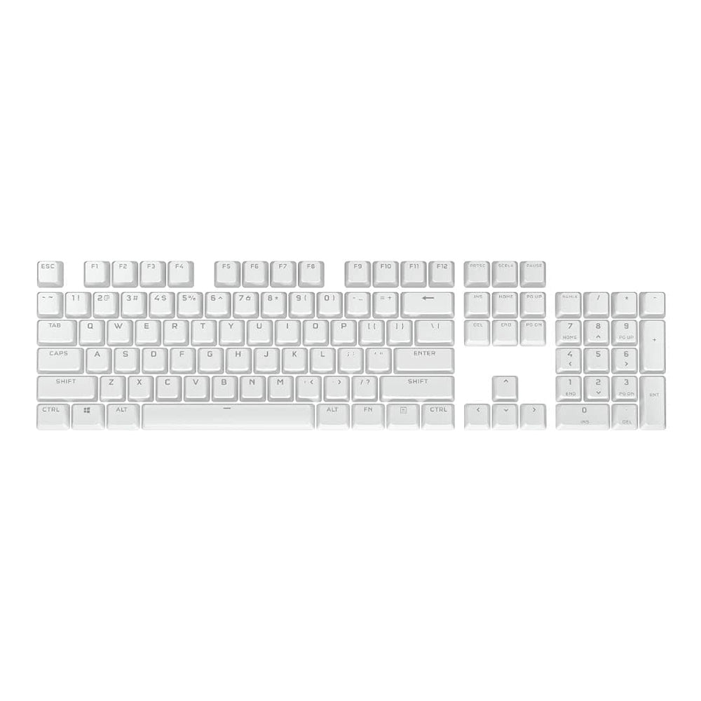 CORSAIR PBT Double Shot Pro Keycap Mod Kit (Arctic White)