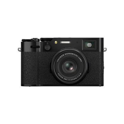FUJIFILM X100VI 40.2 MP MIRRORLESS CAMERA WITH FIXED 23MMF2 LENS (APS-C X-TRANS CMOS 5 SENSOR, X-PROCESSOR 5, HYBRID VIEWFINDER, LCD TILT TOUCHSCREEN, FACE DETECTION AF, 20 FILM SIMULATIONS - BLACK