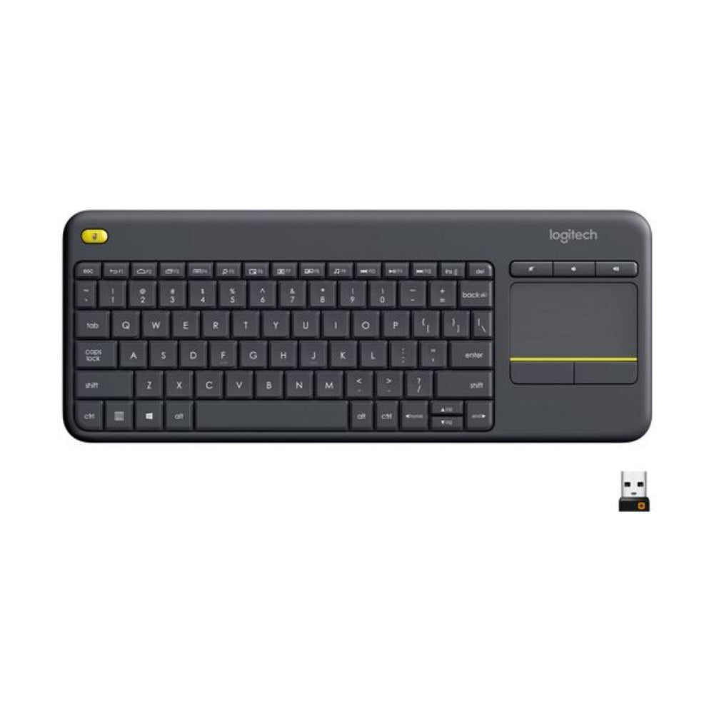 LOGITECH K400 Plus-AP 65% Membrane Wireless Touch keyboard ( Black )