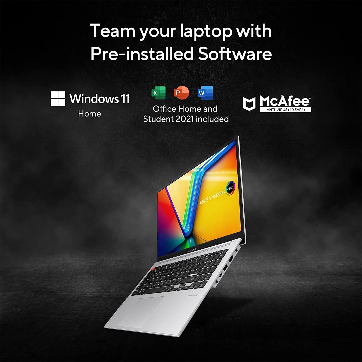 ASUS S5504VA-MA543WS [CI5-13500H 13TH GEN/16GB DDR4/512GB SSD/WIN 11 HOME +MSO/15.6 INCH/INTEGRATED GRAPHICS /1 YEAR(S)/SILVER]