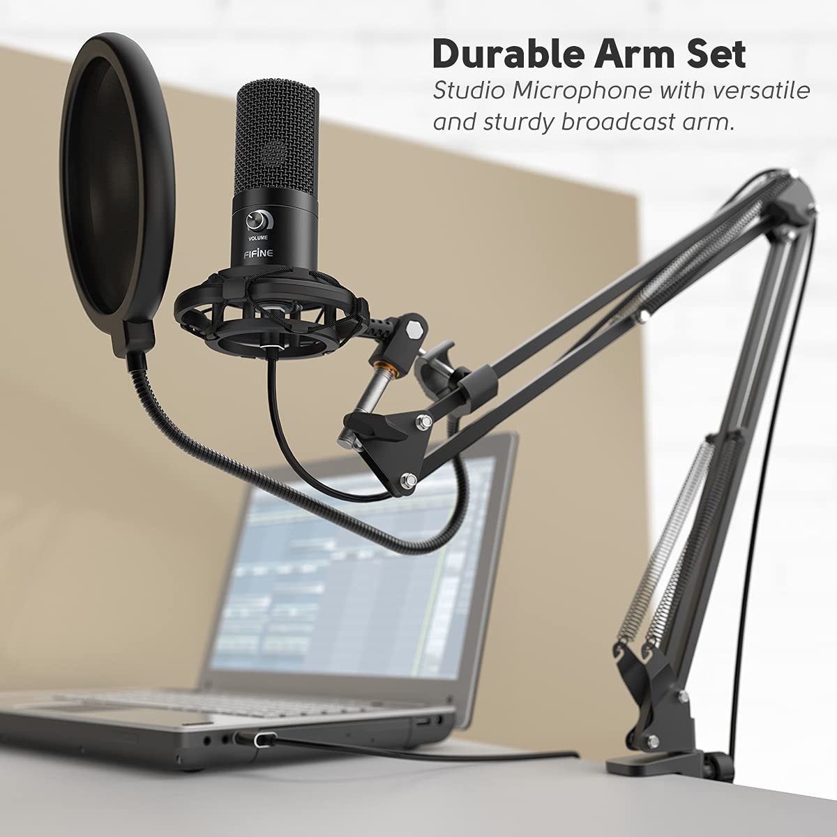 FIFINE T669 - USB MICROPHONE CONDENSER KIT BLACK