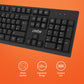 WK60 Wireless Keyboard & Mouse Combo for PC, Laptop