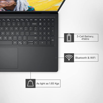 DELL INSPIRON 15-3520 [CI3-1215U 12TH GEN/8GB/512GB SSD/WIN11 HOME+MSO/15.6 INCH/INTEGRATED GRAPHICS /1 YEAR(S)/BLACK]