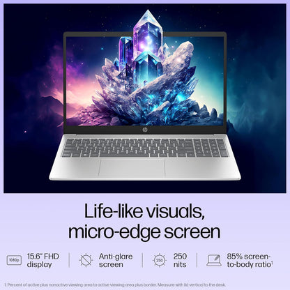 HP 15 FD0061TU [CI3-1215U 12TH GEN/8GB/512GB SSD/WIN11 HOME+MSO/15.6 INCH/INTEGRATED GRAPHICS /1 YEAR(S)/SILVER]