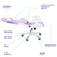ANT ESPORTS CHAIR 9077 - WHITE & PURPLE