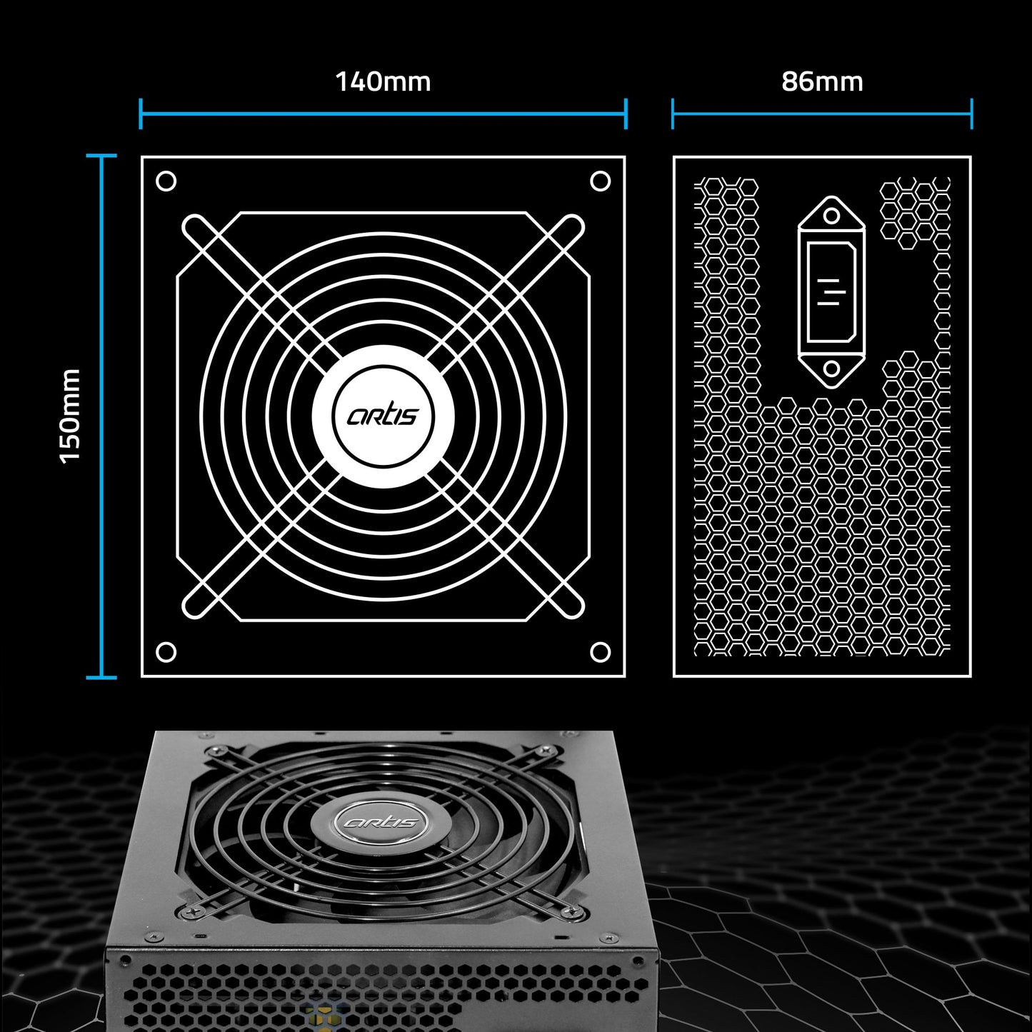 VIP 450R12 Pro Computer Power Supply