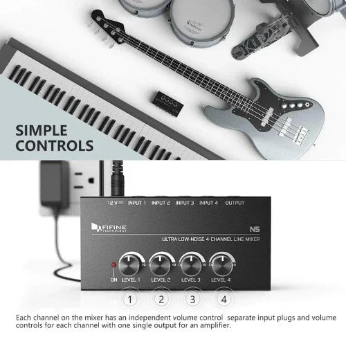 FIFINE N5 Audio Mixer