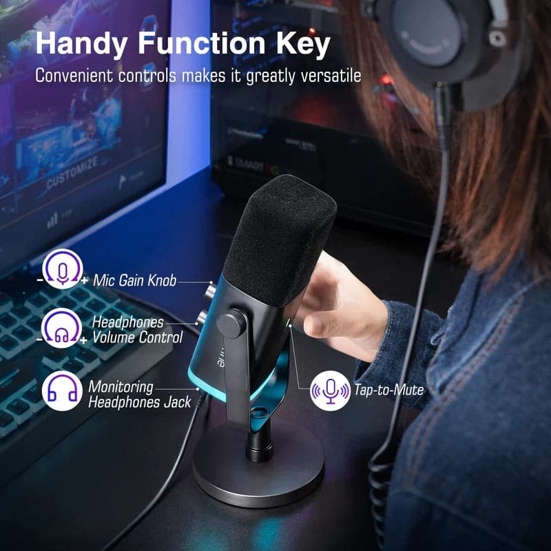 FIFINE Ampligame AM8 USB Gaming Microphone