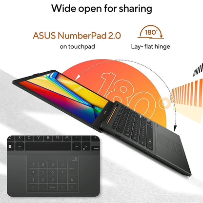 ASUS E1404FA-NK322WS [R3-7320U RYZEN/8GB DDR4/512GB SSD/NO DVD/WIN11 HOME+MSO/14.0 INCH/INTEGRATED GRAPHICS/1 YEAR/BLACK]