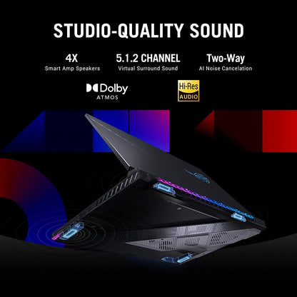 ASUS ROG STRIX SCAR 16 G634JZ-NM057WS [CI9-13980HX 13TH GEN/32GB DDR4/1TB SSD/NO DVD/WIN11 HOME+MSO/16.0 INCH/12GB GRAPHICS RTX 4080/1 YEAR/BLACK]