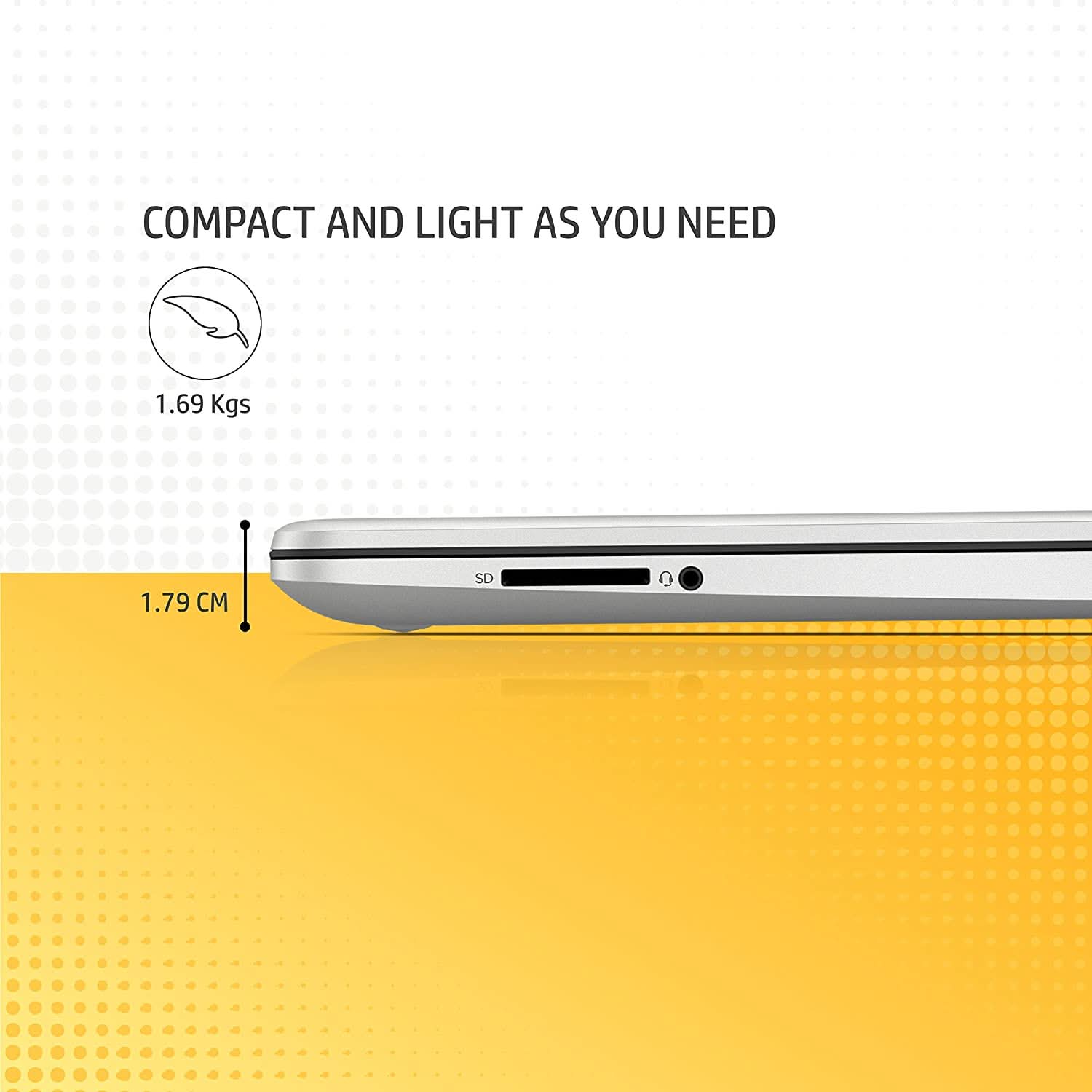 HP 15S-FQ5112TU [CI5-1235U 12TH GEN/16GB DDR4/512GB SSD/NO DVD/WIN11 HOME+MSO/15.6 INCH/INTEGRATED GRAPHICS/1 YEAR/SILVER]