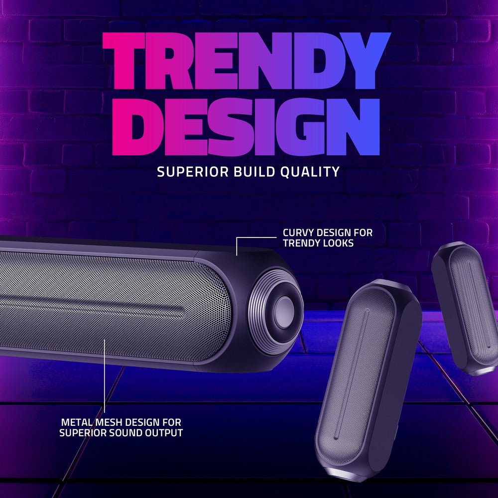 SoundHub 510 500W 5.1 Channel wireless Bluetooth Sound bar with wired Subwoofer & 2 Satellite speaker, 3 EQ Presets, 5 Driver units & Input Modes: Bluetooth/HDMI(ARC)/AUX in/COAXIAL/OPTICAL/USB Input/Subwoofer input/ Satellite input