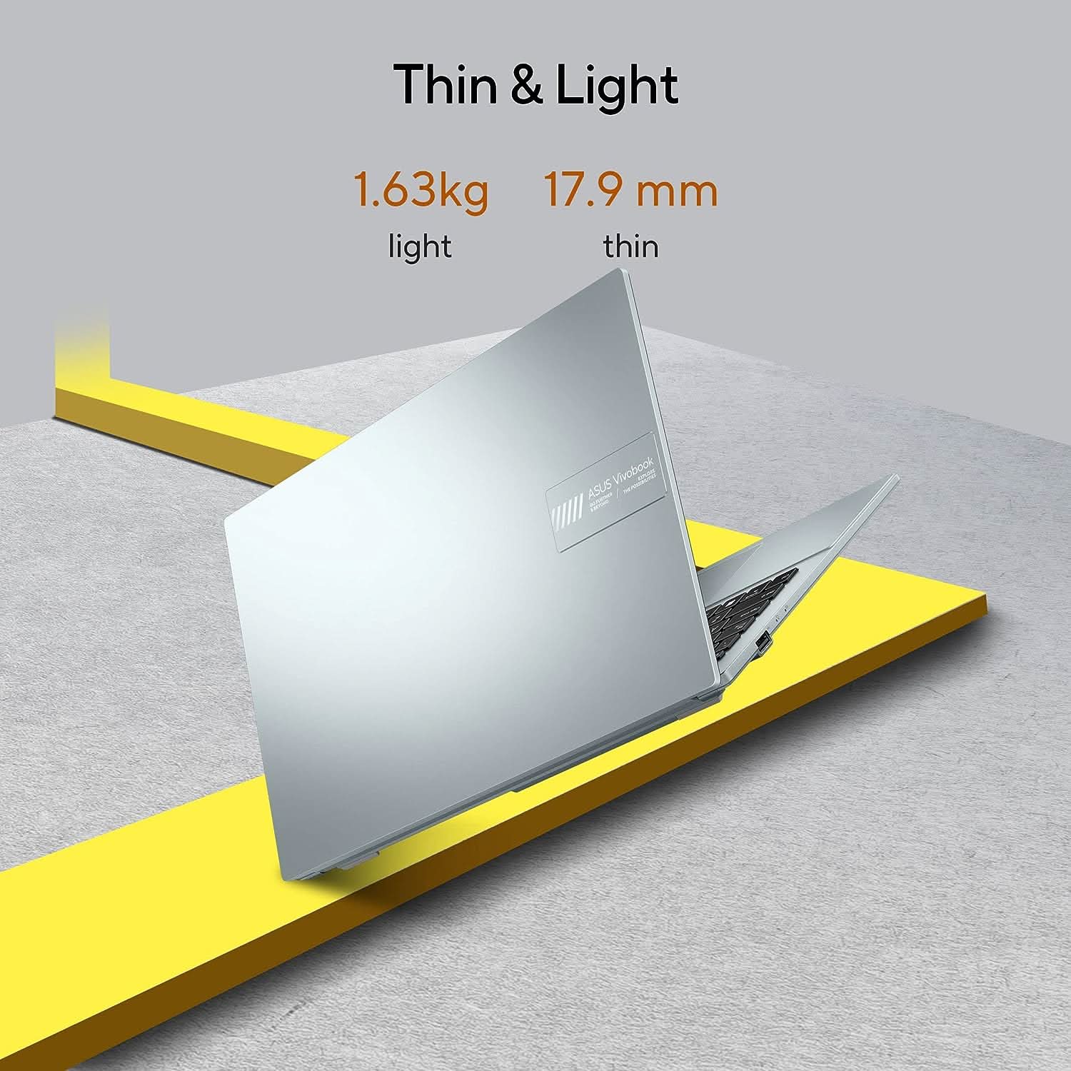 ASUS VIVOBOOK GO 15 OLED E1504FA-LK541WS [R5-7520U RYZEN/16GB/512GB SSD/WIN11 HOME+MSO/15.6 INCH/INTEGRATED GRAPHICS /1 YEAR(S)/SILVER]