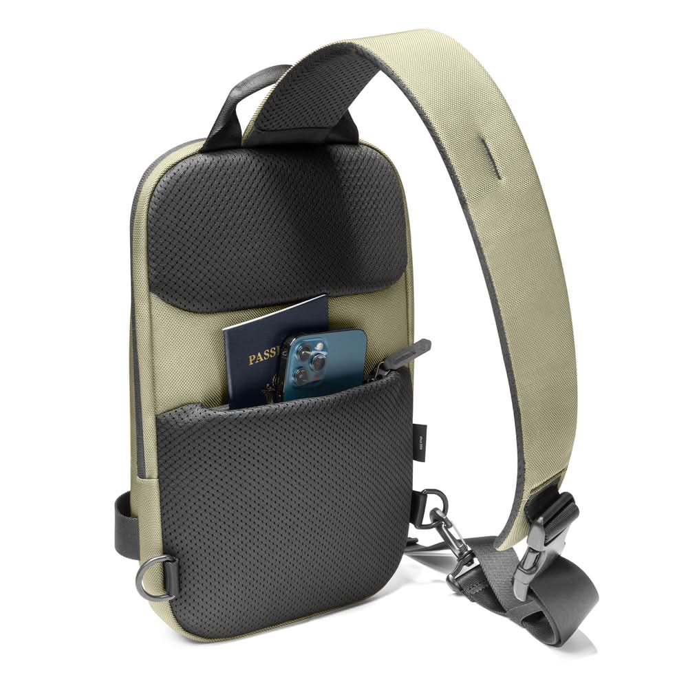 TOMTOC NAVIGATOR-T24 SLING BAG 14 INCH/7L-KHAKI