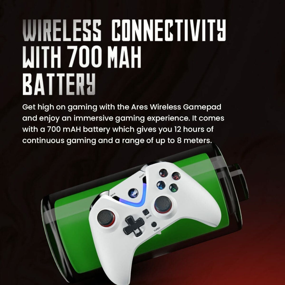 COSMIC BYTE Ares Wireless Console (White)