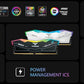 TEAMGROUP T-FORCE DELTA RGB 16GB (16GBX1) DDR4 3600MHZ DESKTOP RAM (WHITE)