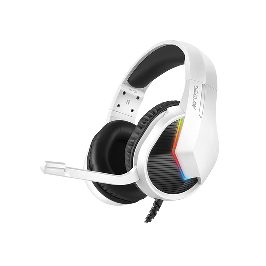 ANT ESPORTS H1100 PRO AUTO RGB WIRED GAMING HEADSET (WHITE)