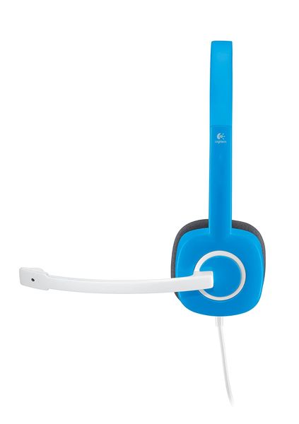 LOGITECH H150 Wired Stereo Gamine Headphone ( Blue ) ( PC / Mobile / Mac )