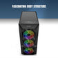 ANT ESPORTS ICE- 300 MESH MID-TOWER CABINET - BLACK