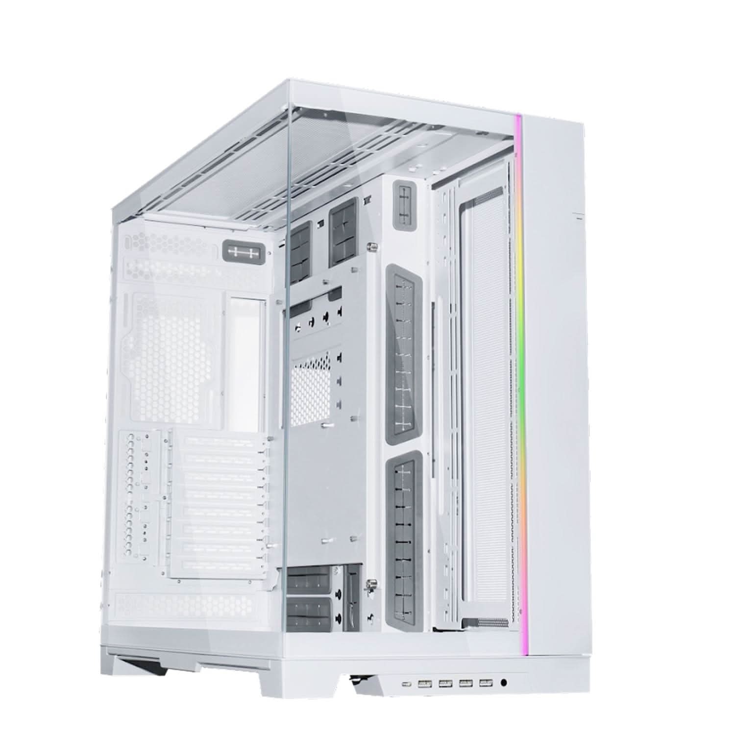 LIAN LI O11 DYNAMIC EVO XL FULL-TOWER GAMING CABINET - WHITE (G99.O11DEXL-W.IN)