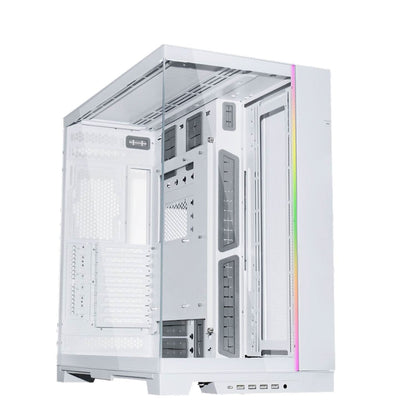 LIAN LI O11 DYNAMIC EVO XL FULL-TOWER GAMING CABINET - WHITE (G99.O11DEXL-W.IN)