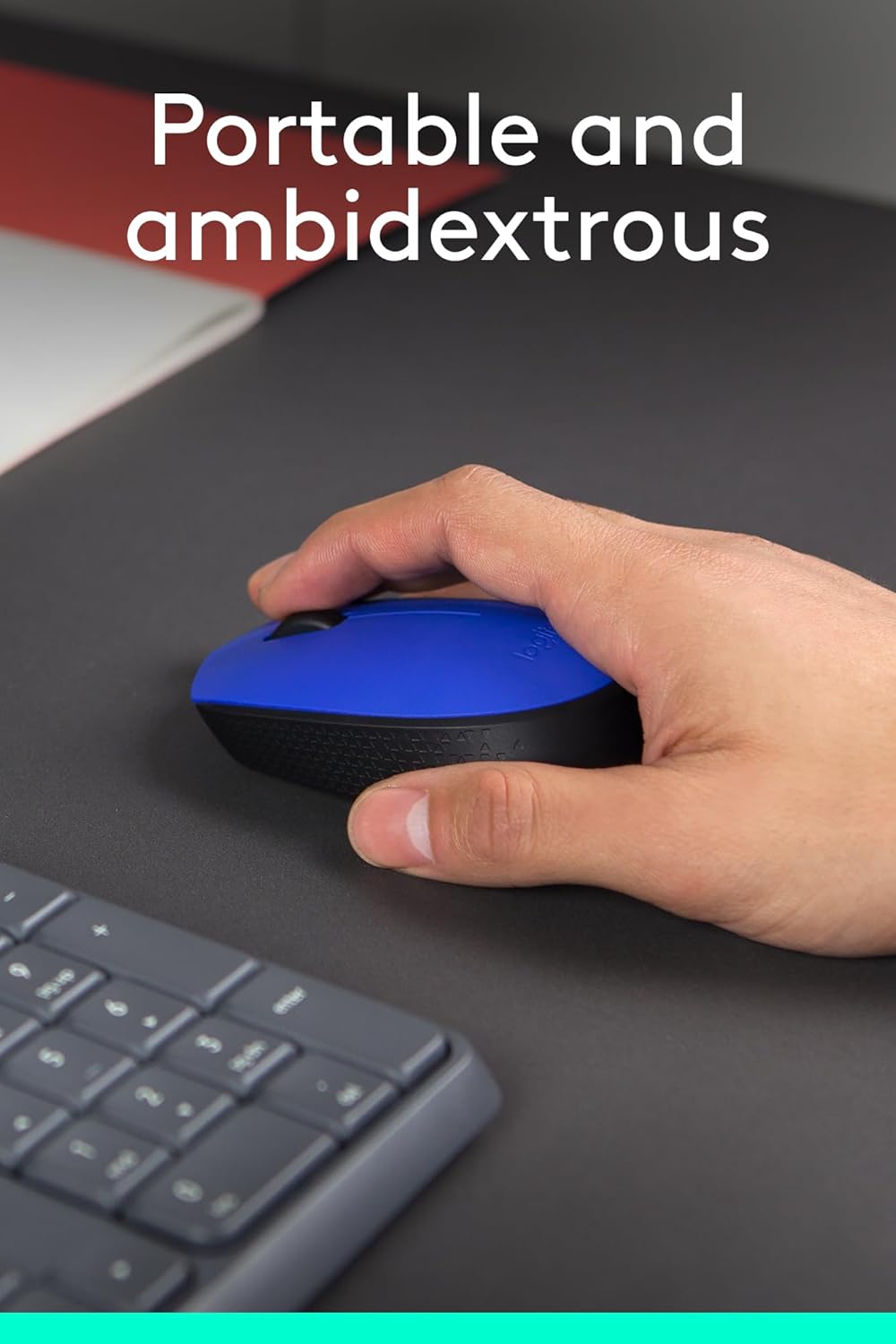 LOGITECH WIRELESS MOUSE M171 BLUE MOUSE
