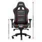 Next Level Racing Pro Gaming Chair Black Leather NLR- G002